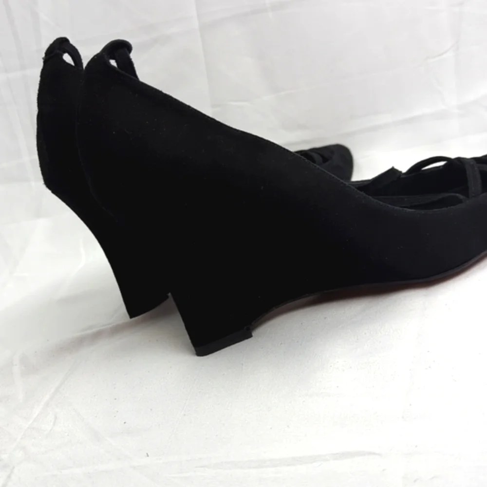 🆕🌿NICOLE FARHI SUEDE WEDGE SHOES🌿